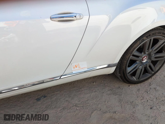 2016 Bentley Continental GT with VIN SCBFT7ZA6GC053724, listed as a Copart auction lot 77163994 with 37,984 mi miles and Salvage Title. Bid and sale history available at DreamBid. Image 12.