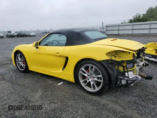 2013 Porsche Boxster S with VIN WP0CB2A87DS130116, listed as a Copart auction lot 64066325 with 53,872 mi miles and Salvage title. Bid and sale history available at DreamBid. Image 2.