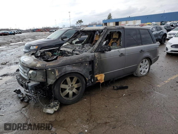 2007 Land Rover Range Rover HSE z VIN SALMF15437A240576, wystawiony jako Copart lot #47800325 z przebiegiem Nie podano mil oraz Szkoda całkowita • Salvage title. Historia ofert i sprzedaży dostępna na DreamBid. Obrazek 1.