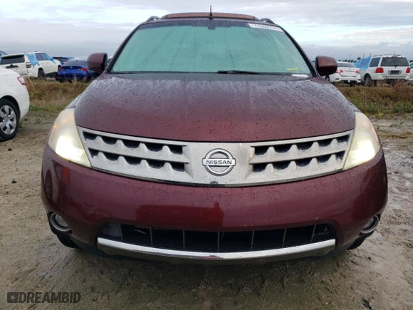 2007 Nissan Murano SL with VIN JN8AZ08T27W516493, listed as a Copart auction lot 74362214 with 67,007 mi miles and Salvage Title. Bid and sale history available at carsss.com. Image 5.