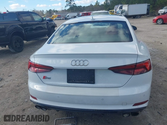 2019 Audi S5 Prestige with VIN WAUR4AF54KA005345, listed as a IAAI auction lot 41722478 with 53,414 mi miles and . Bid and sale history available at DreamBid. Image 16.