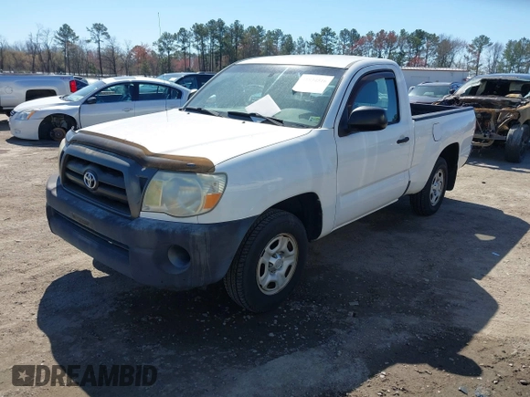 2007 Toyota Tacoma with VIN 5TENX22N37Z330750, listed as a IAAI auction lot 41834516 with 104,757 mi miles. Bid and sale history available at carsss.com. Image 2.