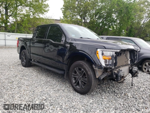 2022 Ford F-150 XL z VIN 1FTEW1EP1NFB84952, wystawiony jako Copart lot #57269465 z przebiegiem 46 451 mil mil oraz Szkoda całkowita • Salvage title. Historia ofert i sprzedaży dostępna na DreamBid. Obrazek 4.