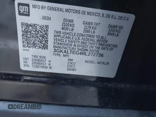 2024 GMC Terrain SLE with VIN 3GKALTEG4RL272736, listed as a IAAI auction lot 42225580 with 24,106 mi miles and . Bid and sale history available at carsss.com. Image 9.