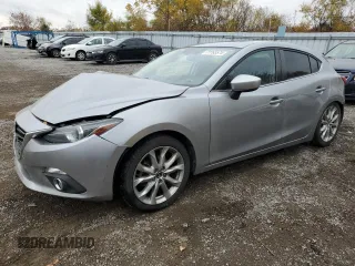 2016 Mazda 3 S Touring with VIN JM1BM1M32G1354324, listed as a Copart auction lot 77763574 with 173,713 mi miles and Salvage title. Bid and sale history available at DreamBid. Image 1.