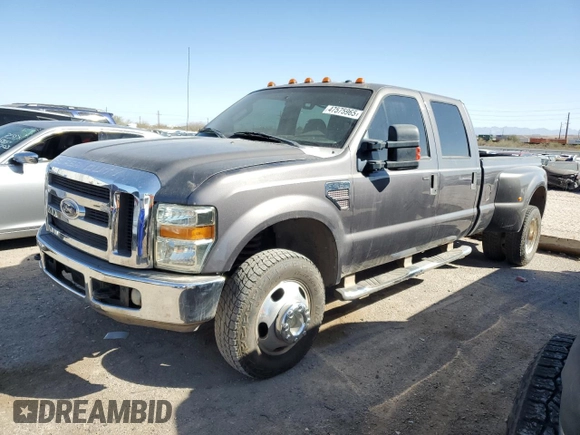 2008 Ford F-350 XL with VIN 1FTWW33R88EB33334, listed as a Copart auction lot 47575965 with 219,596 mi miles and Salvage title. Bid and sale history available at DreamBid. Image 1.