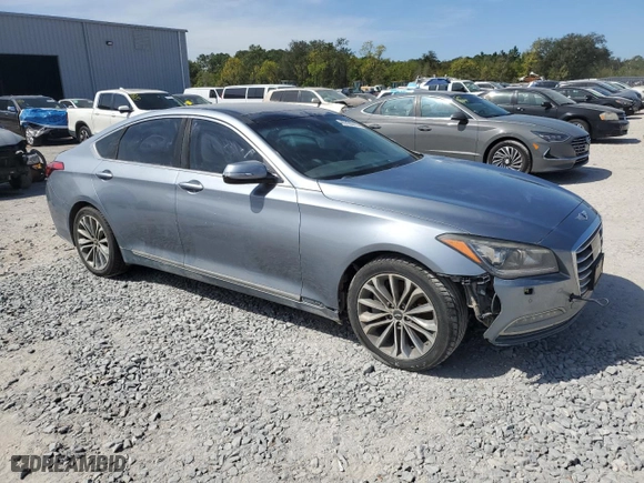 2017 Genesis G80 3.8L with VIN KMHGN4JE3HU193018, listed as a Copart auction lot 49795015 with 83,848 mi miles and Salvage Title. Bid and sale history available at carsss.com. Image 4.