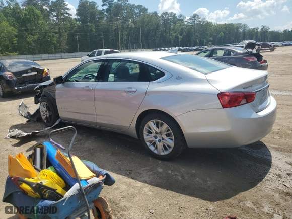 2017 Chevrolet Impala LS with VIN 2G11X5SA2H9184161, listed as a Copart auction lot 54967344 with 128,616 mi miles and Salvage Title. Bid and sale history available at carsss.com. Image 2.