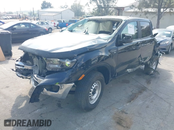 2022 Ford Ranger XL with VIN 1FTER4EH2NLD53847, listed as a IAAI auction lot 41895171 with 24,049 mi miles. Bid and sale history available at carsss.com. Image 2.