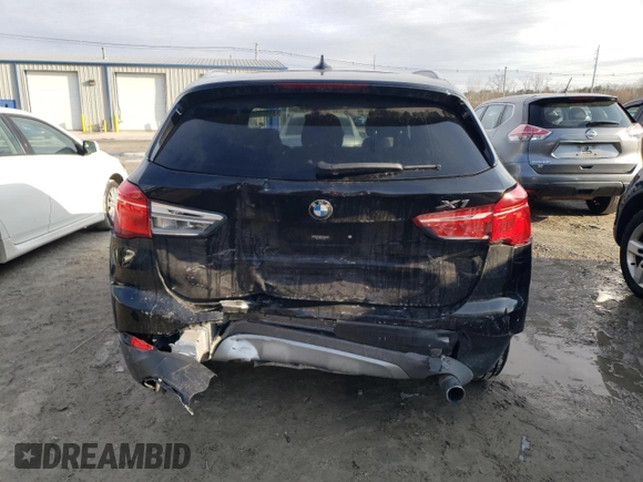 2017 BMW X1 sDrive28i with VIN WBXHU7C30H5H33353, listed as a Copart auction lot 47473445 with 97,579 mi miles and Salvage Title. Bid and sale history available at carsss.com. Image 6.
