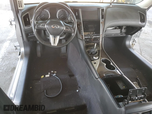 2018 Infiniti Q50 3.0t LUXE with VIN JN1EV7AR7JM442154, listed as a Copart auction lot 48380775 with 116,841 mi miles and Non Repairable. Bid and sale history available at carsss.com. Image 8.