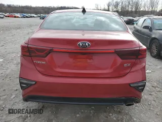 2021 Kia Forte EX with VIN 3KPF54ADXME349152, listed as a Copart auction lot 84282214 with 56,073 mi miles and Salvage Title. Bid and sale history available at DreamBid. Image 6.