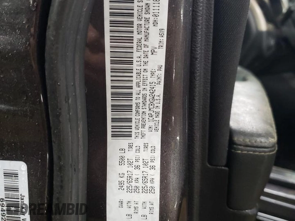 2016 Jeep Cherokee Latitude with VIN 1C4PJMCBXGW242415, listed as a Copart auction lot 48760805 with 139,039 mi miles and Salvage Title. Bid and sale history available at DreamBid. Image 12.