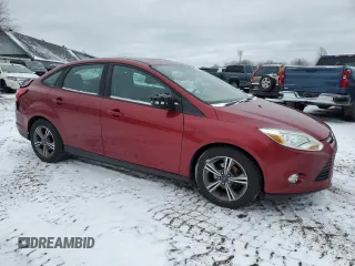 2014 Ford Focus SE with VIN 1FADP3F24EL438121, listed as a Copart auction lot 47755225 with 198,308 mi miles and Salvage Title. Bid and sale history available at carsss.com. Image 4.