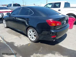 2006 Lexus IS 350 Auto with VIN JTHBE262665001713, listed as a IAAI auction lot 41944177 with 1 mi miles. Bid and sale history available at carsss.com. Image 3.