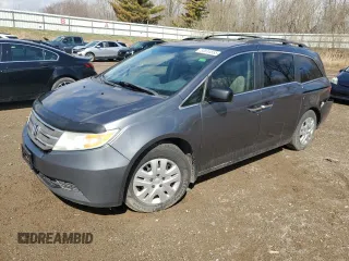 2013 Honda Odyssey EX z VIN 5FNRL5H45DB504702, wystawiony jako Copart lot #53514555 z przebiegiem 223 512 mil mil oraz Tytuł czysty. Historia ofert i sprzedaży dostępna na DreamBid. Obrazek 1.