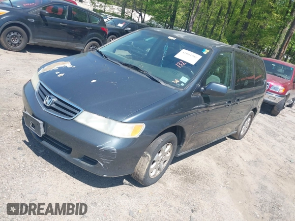 2003 Honda Odyssey EX with VIN 5FNRL18683B132703, listed as a IAAI auction lot 42004982 with Not Provided miles and . Bid and sale history available at DreamBid. Image 2.
