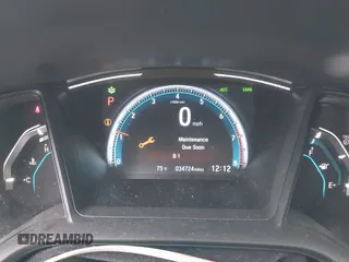 2020 Honda Civic LX with VIN 2HGFC2F69LH550744, listed as a IAAI auction lot 42079594 with 34,724 mi miles and . Bid and sale history available at DreamBid. Image 7.