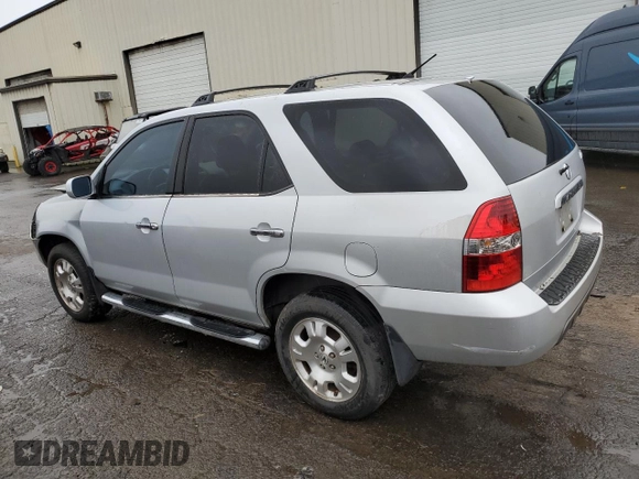 2001 Acura MDX with VIN 2HNYD18291H529036, listed as a Copart auction lot 86724214 with 0 mi miles and Salvage Title. Bid and sale history available at carsss.com. Image 2.