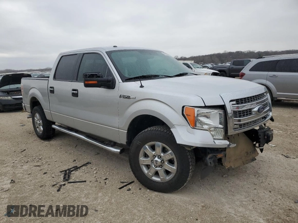 2014 Ford F-150 XL with VIN 1FTFW1EF8EFA84973, listed as a Copart auction lot 49784905 with 128,109 mi miles and Salvage Title. Bid and sale history available at carsss.com. Image 4.
