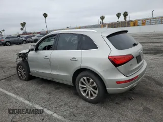 2015 Audi Q5 Premium Plus with VIN WA1LFAFP3FA125125, listed as a Copart auction lot 56870885 with 123,840 mi miles and Salvage title. Bid and sale history available at DreamBid. Image 2.