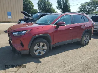2023 Toyota RAV4 XLE with VIN 2T3P1RFV2PW396215, listed as a Copart auction lot 63398445 with 43,679 mi miles and Salvage title. Bid and sale history available at DreamBid. Image 1.