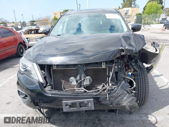 2017 Nissan Pathfinder SL with VIN 5N1DR2MN2HC635509, listed as a IAAI auction lot 41910907 with 83,459 mi miles and . Bid and sale history available at DreamBid. Image 13.