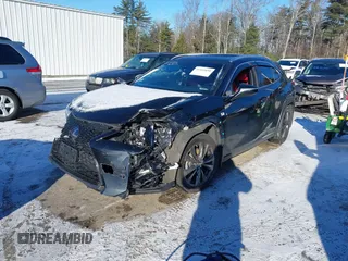 2021 Lexus UX with VIN JTHR9JBH8M2037134, listed as a IAAI auction lot 41352890 with 56,198 mi miles. Bid and sale history available at carsss.com. Image 2.
