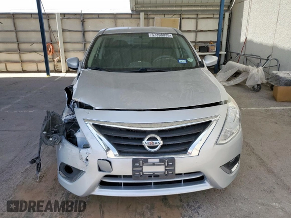 2016 Nissan Versa S with VIN 3N1CN7AP9GL832472, listed as a Copart auction lot 57398035 with 71,349 mi miles and Salvage title. Bid and sale history available at DreamBid. Image 5.