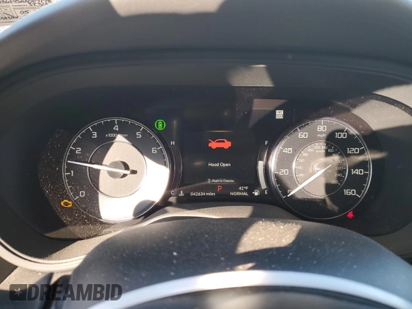 2021 Acura TLX w/Technology Package with VIN 19UUB6F45MA007178, listed as a Copart auction lot 50986675 with 42,634 mi miles and Salvage Title. Bid and sale history available at carsss.com. Image 9.