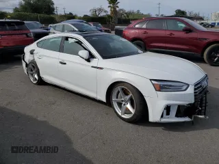 2018 Audi A5 Sportback Premium with VIN WAUDNCF52JA039673, listed as a Copart auction lot 45056245 with 0 mi miles and Clean Title. Bid and sale history available at carsss.com. Image 4.