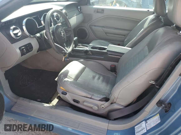 2005 Ford Mustang GT Deluxe with VIN 1ZVFT85H155173399, listed as a Copart auction lot 52964165 with 150,026 mi miles and Salvage Title. Bid and sale history available at DreamBid. Image 7.