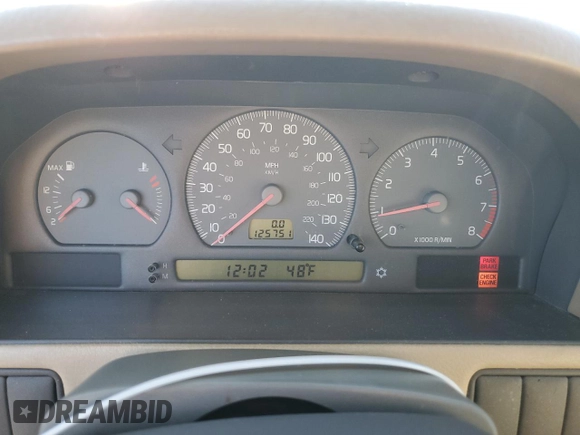 1999 Volvo S70 with VIN YV1LS55A2X1570828, listed as a Copart auction lot 81465794 with 125,751 mi miles and Non Repairable. Bid and sale history available at DreamBid. Image 9.