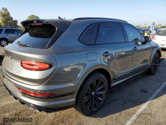 2021 Bentley Bentayga Speed with VIN SJAAR2ZV3MC036226, listed as a Copart auction lot 72161594 with 23,717 mi miles and Salvage Title. Bid and sale history available at carsss.com. Image 3.