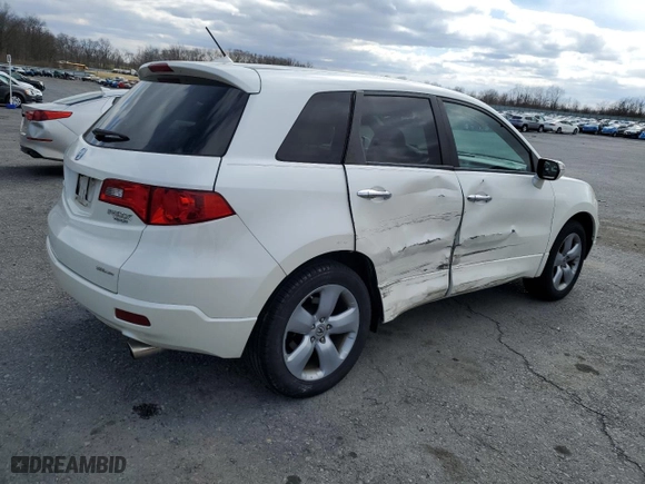 2009 Acura RDX Tech Pkg with VIN 5J8TB18549A008060, listed as a Copart auction lot 50881085 with 101,968 mi miles and Salvage Title. Bid and sale history available at carsss.com. Image 3.