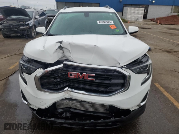 2018 GMC Terrain SLE with VIN 3GKALMEX9JL137584, listed as a Copart auction lot 72509924 with 30,404 mi miles and Clean Title. Bid and sale history available at carsss.com. Image 5.