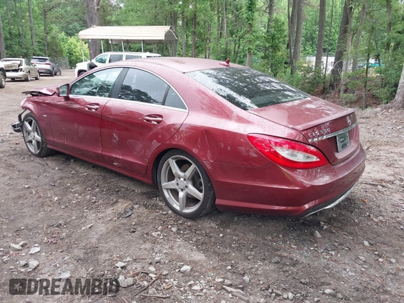 2012 Mercedes-Benz CLS 550 with VIN WDDLJ7DB5CA039671, listed as a IAAI auction lot 42437276 with 142,796 mi miles and . Bid and sale history available at DreamBid. Image 3.