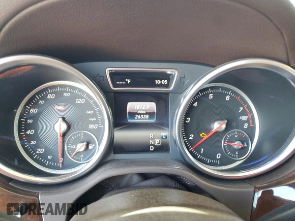 2019 Mercedes-Benz GLS 450 with VIN 4JGDF6EE3KB223904, listed as a Copart auction lot 50799334 with 26,338 mi miles and Salvage Title. Bid and sale history available at DreamBid. Image 9.