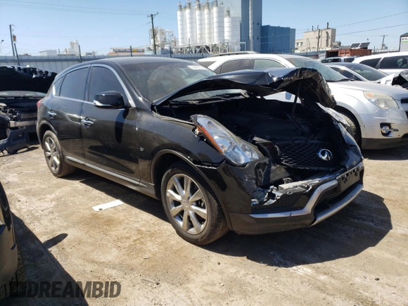 2017 Infiniti QX50 with VIN JN1BJ0RR2HM406604, listed as a Copart auction lot 56928234 with 72,915 mi miles and Salvage Title. Bid and sale history available at carsss.com. Image 4.