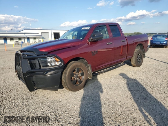 2023 Ram 1500 Tradesman z VIN 1C6RR6FG3PS520087, wystawiony jako Copart lot #73085414 z przebiegiem 38 259 mil mil oraz Szkoda całkowita • Salvage title. Historia ofert i sprzedaży dostępna na DreamBid. Obrazek 1.