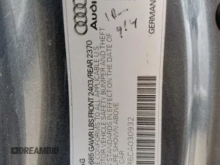 2012 Audi A5 Premium Plus z VIN WAULFAFR6CA030932, wystawiony jako Copart lot #55845575 z przebiegiem 99 283 mil mil oraz Szkoda całkowita • Salvage title. Historia ofert i sprzedaży dostępna na DreamBid. Obrazek 13.