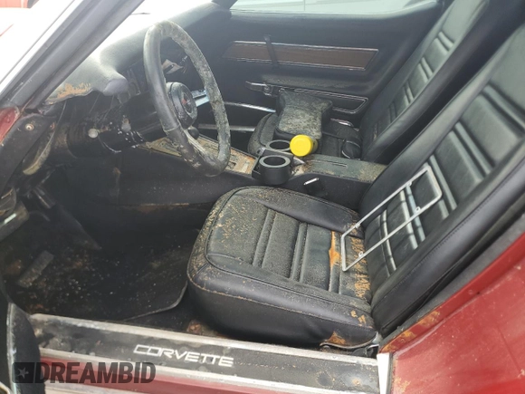 1976 Chevrolet Corvette with VIN 1Z37L6S431291, listed as a Copart auction lot 76202464 with Not provided miles and Salvage title. Bid and sale history available at DreamBid. Image 7.
