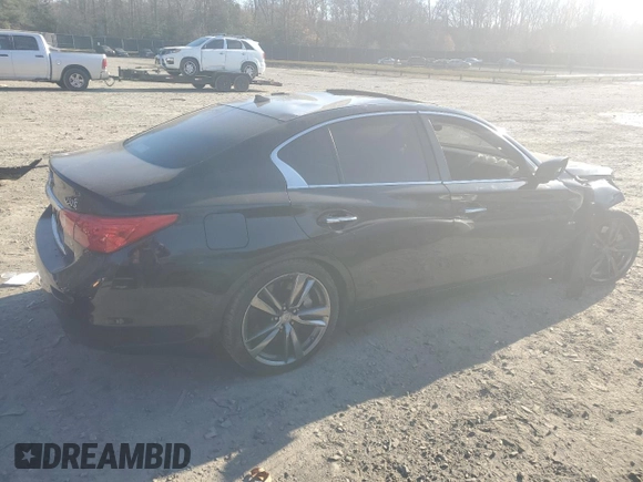 2017 Infiniti Q50 Sport z VIN JN1EV7AP6HM737027, wystawiony jako Copart lot #82384524 z przebiegiem 84 316 mil mil oraz Szkoda całkowita • Salvage title. Historia ofert i sprzedaży dostępna na DreamBid. Obrazek 3.