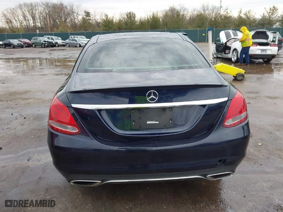 2016 Mercedes-Benz C-Class C 300 Luxury with VIN 55SWF4KB5GU105917, listed as a IAAI auction lot 41697197 with 91,783 mi miles. Bid and sale history available at carsss.com. Image 16.
