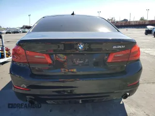 2020 BMW 5 Series 530i with VIN WBAJR3C05LCE13851, listed as a Copart auction lot 46466885 with 66,104 mi miles and Salvage Title. Bid and sale history available at DreamBid. Image 6.