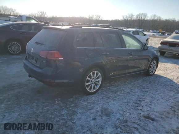 2016 Volkswagen Golf SportWagen TSI S with VIN 3VWC17AU5GM514029, listed as a Copart auction lot 87897245 with 88,235 mi miles and Salvage Title. Bid and sale history available at carsss.com. Image 3.