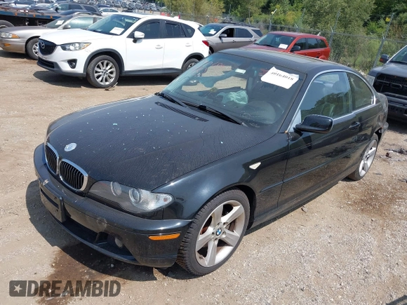 2004 BMW 3 Series 325Ci with VIN WBABD33464JY97187, listed as a IAAI auction lot 40164018 with Not Provided miles and . Bid and sale history available at carsss.com. Image 2.