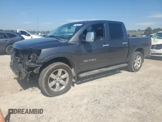 2009 Nissan Titan SE with VIN 1N6AA07C39N319391, listed as a Copart auction lot 45407425 with 160,100 mi miles and Salvage title. Bid and sale history available at DreamBid. Image 1.