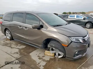 2019 Honda Odyssey EX-L with VIN 5FNRL6H72KB059123, listed as a Copart auction lot 51424205 with 73,412 mi miles and Salvage Title. Bid and sale history available at carsss.com. Image 4.