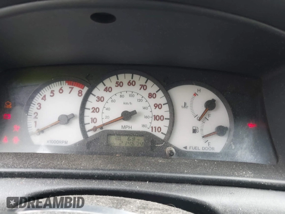 2003 Toyota Corolla CE with VIN 1NXBR32EX3Z153339, listed as a IAAI auction lot 42097274 with 214,674 mi miles and . Bid and sale history available at DreamBid. Image 7.